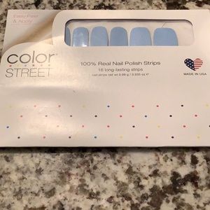 Color Street nail polish strips in Aspen Sky